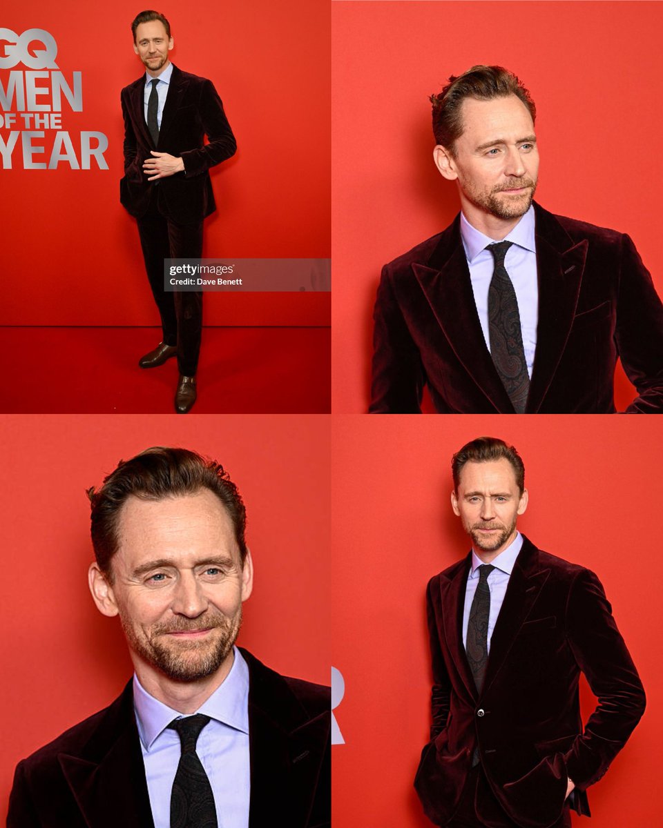 bestoftwh's tweet image. 📸NEW| Tom Hiddleston on The Red Carpet British GQ Men of The Year.