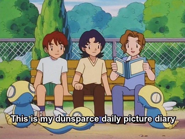 pokemonjewels's tweet photo. the life of dunsparce https://t.co/udYMO5uGlf