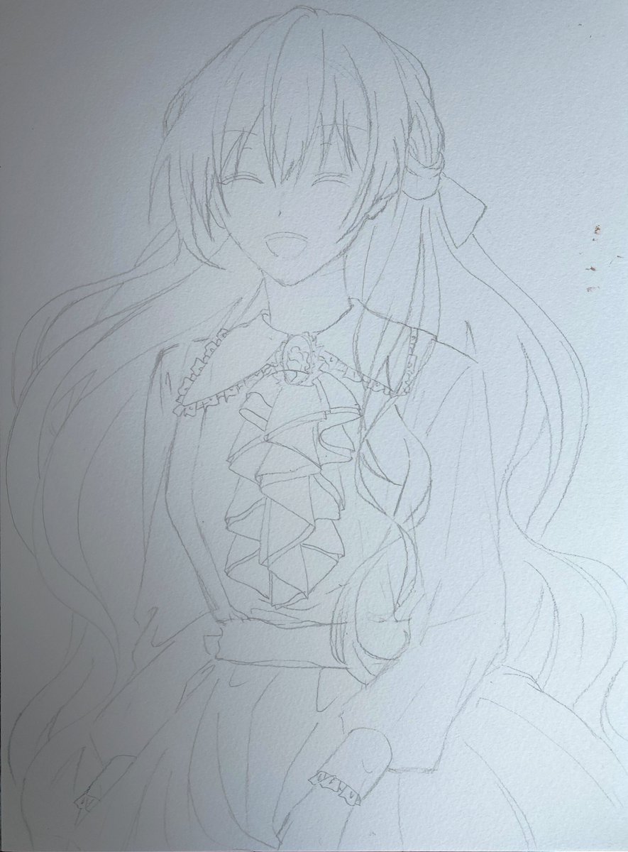 onigirinogu72's tweet image. 🟩👑　127話　面会回想シーン模写
wip
(手から血が出てたのに気付かずに、紙に血が付いた…ショック…)