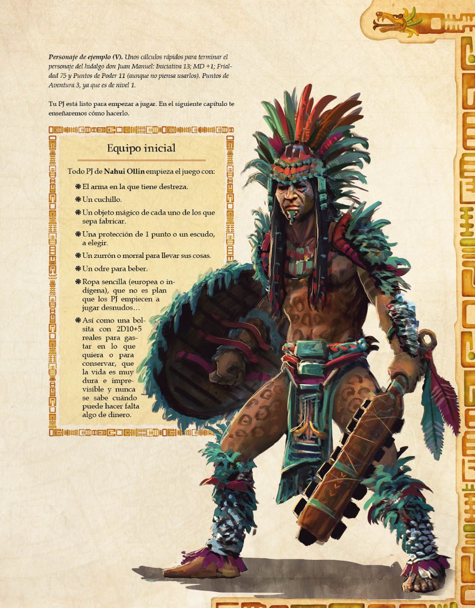 Nosolorol's tweet image. ¿Estás buscando un #JuegoDerol de #Aventuras y exploración? #NahuiOllin, de Ricard Ibañez ( #Aquelarre ) mezcla historia con leyenda.

🎲 nosolorol.com/es/aquelarre/7…

#SéQuienTúQuieras #Rol #MuchoRol #JuegosDerol #JuegosDeAventuras