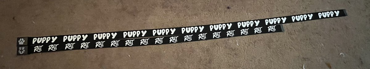 ⭐️NEW BELT DROP⭐️

⭐️Get ready because we have new belts available in the sh0p! 

⭐️New designs listed here⭐️

-Black Furry
-Black Hoofer
-Black Play DEAD
-Large Black Puppy (65inches)

⭐️Some long awaited Restocks too!
- Black Rat
-Black Demon
-Red Demon

⭐️Get your hands-