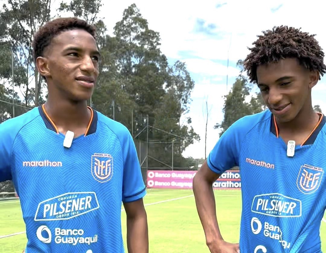 FootyCondor's tweet image. The Ecuador–Arsenal connection is growing. 

IDV twins Edwin &amp;amp; Holger Quintero (16) are on the Gunners’ radar. The same club that produced Caicedo &amp;amp; Kendry Páez. 🇪🇨😉

🗞️@TheSunFootball