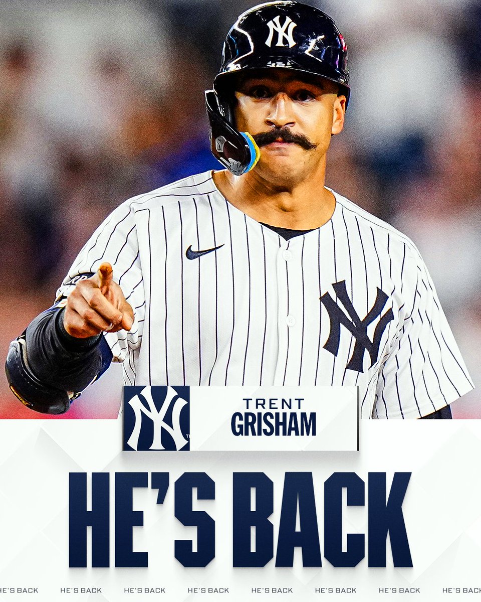 OF Trent Grisham accepts the qualifying offer and will return to the Yankees per multiple reports, including MLB's @Feinsand. 