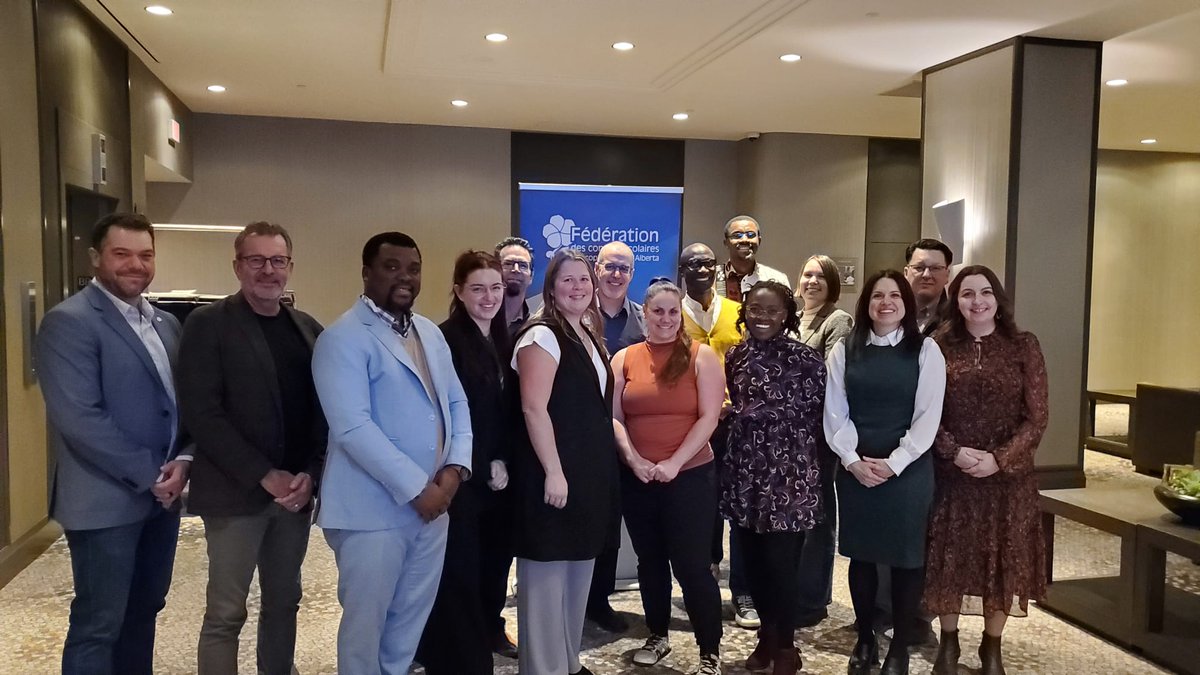 ABSchoolBoards's tweet photo. Thank you/Merci to all our education partners, fraternal organizations and collaborators that attended our Fall General Meeting! We look forward to our continued collaboration.

(1/2)

#asbaFGM2025 https://t.co/xDT2UWMp1K