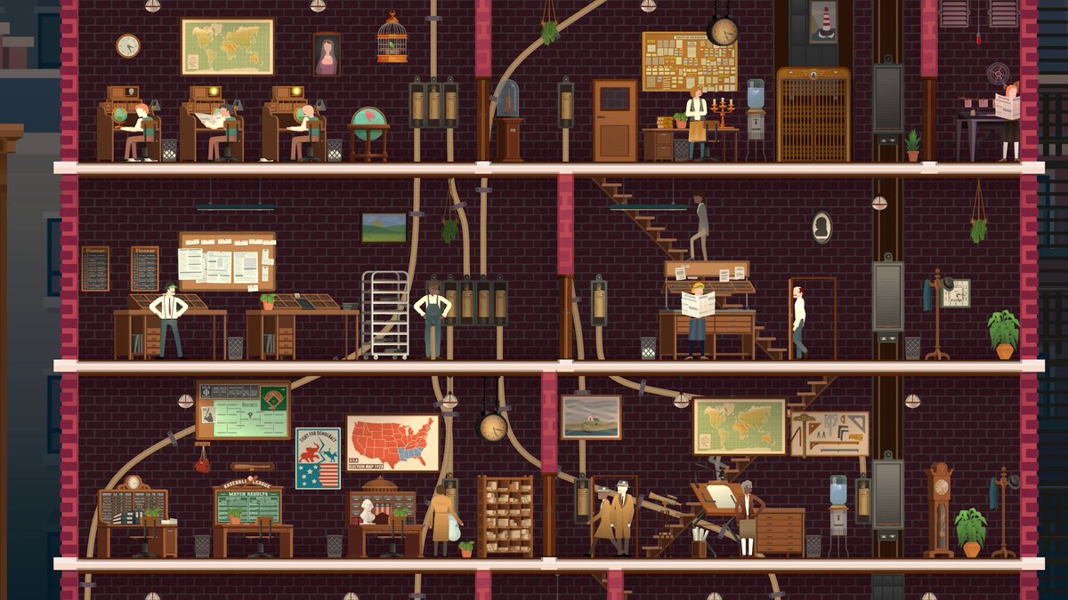 EsUnVideojuego's tweet image. Hoy se lanza #NewsTower, un juego de gestión donde podrás hacerte cargo de un periódico en los años 30 y del cual pronto tendremos reseña en lavidaesunvideojuego.com