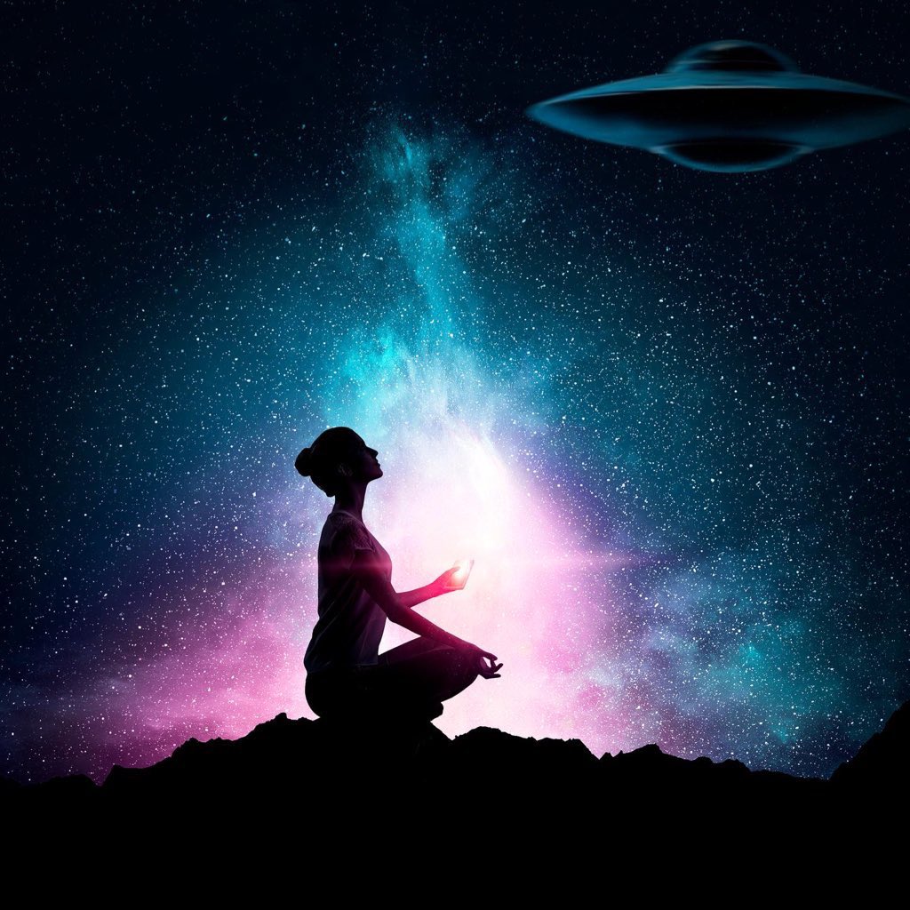 NickHintonn's tweet photo. Steven Greer seems to be one of the most credible sources of UFO research. He is well spoken and sounds at least somewhat sane and balanced a lot of the time. He even admits many abductions and sightings are actually psyops.

He also admits the government may be planning a fake alien invasion to scare humanity into uniting under a New World Order. While this is good to know, it is only half of the truth. Greer also claims all real aliens are benevolent.

The fake ones used for Project Blue Beam, like the greys, are just evil AI androids. But the rest are good and even have souls. They are spiritual creatures. In fact, they want to communicate with us and help us.

They want to enlighten us! So, Greer hosts these mass meditation events where people basically channel these cosmic beings. Even though this might seem innocent, it appears to play right into the New Age agenda.

According to the New Age narrative, angelic extraterrestrials will save humanity from the Illuminati and Biblical Antichrist before creating heaven on earth. Their version of heaven is materialistic though.

It includes things like a new quantum monetary system and free energy. This repressed and reverse engineered technology is another thing Greer claims to expose. So, are they intentionally telling us some of their secrets?

Are they showing us half the truth on purpose? If they can disguise their deception as a puzzle we are supposed to solve, we will be too proud to admit we were fooled when we finally figure it out. We will already be in too deep to turn back.

No one wants to admit they accidentally channeled a demon. Yet, our souls are at stake! We must question the narrative. We must be countercultural people. But these days, we even have to be counter to the counterculture.

We even have to question the alternative narratives. These ideas aren’t original though. Greer and the New Agers weren’t the first to talk about them. The CIA did. The Nazis did. Crowley did. The Discordians did. Israeli intelligence did.

And if all these people agree, something must be up! Just look at the entities Greer claims to contact. They look suspect! Even Greer’s logo looks suspect. He says it was given to him by the benevolent aliens in the form of a crop circle.

But did you know before UFOs were popular, Mow-Devils haunted the fields of farmers? There is nothing new under the sun. So, there are no space saviors either. Instead, it appears they are setting us up for a double fake, another Hegelian Dialectic on an interstellar scale.

And if wealth, enlightenment, and advanced technology are offered, this final trick will be hard to resist. However, if we know what the real heaven is like, we will easily avoid being seduced by the materialistic version.

Even if it is presented to us by angels, we will know their true nature based on the gospel they preach. We won’t care about comfort or superficial peace. We will even be willing to die for the real thing, because we know it is eternal.