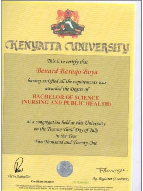 GbmediaK59498's tweet photo. Tunaomba Nafasi za Ajira 🙏
Barako Boya alipata A mwaka 2014 na mwaliko wa kusomea Upasuaji KU lakini alikosa ada. Hakukata tamaa alifanya bodaboda, akarudi KU kusomea Afya ya Umma na akahitimu 2021. Mpaka sasa hana ajira. Tunaomba serikali na wadau wampatie nafasi.📞 0725 330419 https://t.co/Iql5r4WQOP
