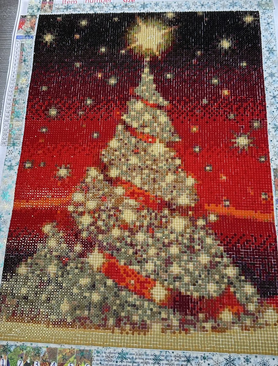 ダイヤモンドアート これなら場所を気にせず飾れます 赤が素敵