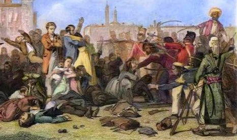 info_maiden's tweet image. They rose up. Hacked 6,000 British men, women, and children to pieces. Threw their bodies down wells. Made sure no White face ever held power in India again.

Today india has zero outsiders in power, yet America is handing the keys to the same bloodline through endless H-1B visas…