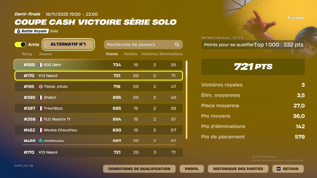 Qual Solo Series Cash Cup 🏆

<a href="/CoachBiriu/">K13 Biriu ᶠᶜ ˢᵃᵒ</a> <a href="/blykko/">K13 Blykko</a> 

#K13WIN  <a href="/K13esport/">K13 Esport</a>