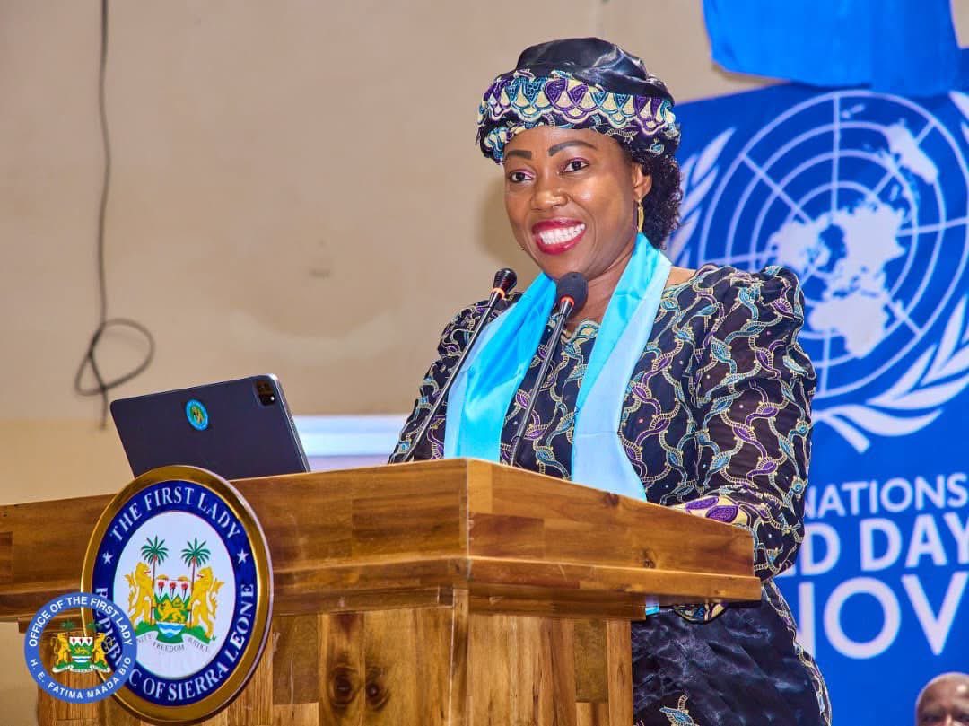 FirstLadyBio's tweet image. Today, November 18, marks the UN World Day for the Prevention of and Healing from Child Sexual Exploitation, Abuse, and Violence. 

To commemorate this day, I delivered a public lecture at the University of Makeni on &apos;Feminism in Public Leadership: A Pathway to Achieving…