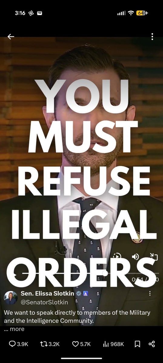 I ... Must ... Refuse ... Illegal ... Orders

I'm not sure why I said that