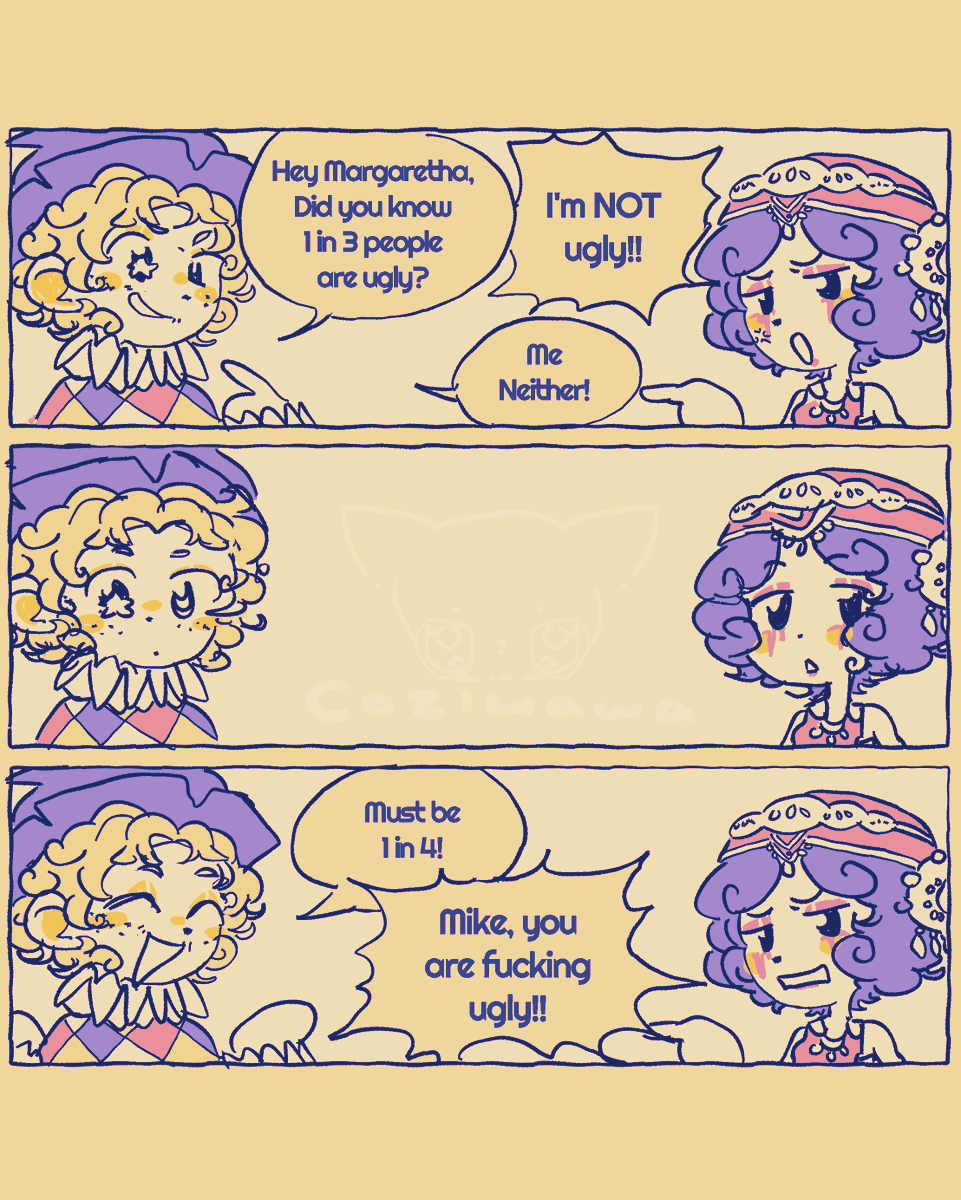 Coziwawa's tweet image. 1 in 3 people are ugly ? 🤔 
#idv #identityv