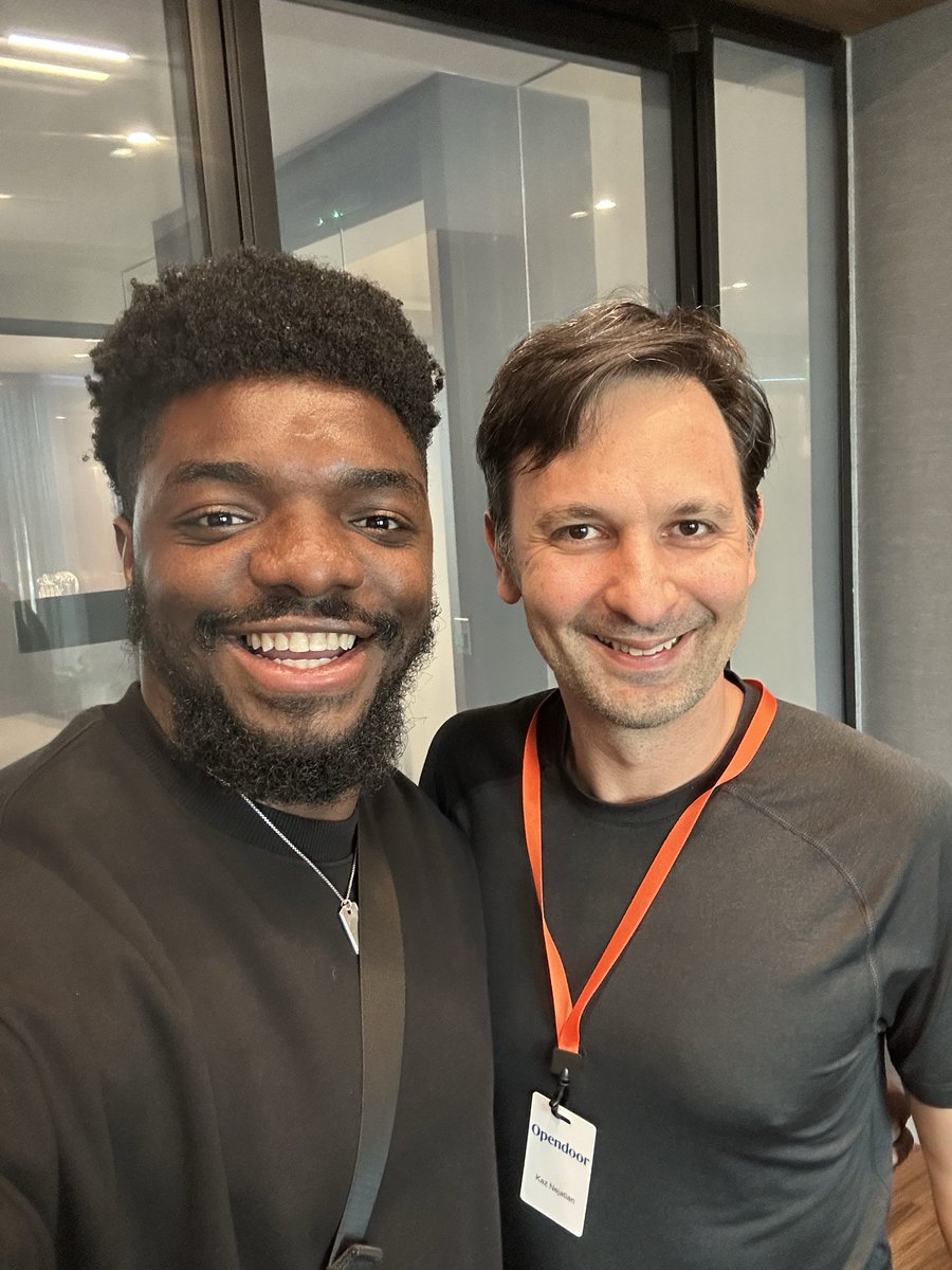 itsRobertBurns's tweet image. I met a @Opendoor legend today! I feel proud to be apart of the $OPEN ARMY🪖 and I’m damn proud to have @CanadaKaz steering the ship! Can’t wait to see what happens next!