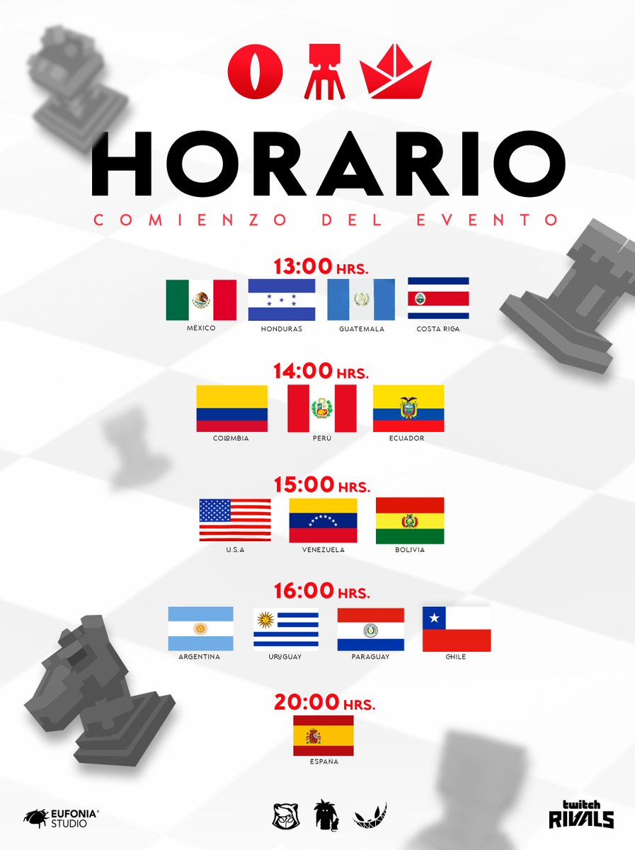 EufoniaClub's tweet image. Mañana es el gran día, pongan sus alarmas⏰
Les compartimos el horario oficial🦑