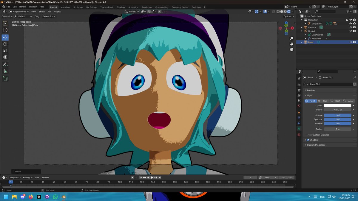 PixelChiselDev's tweet image. New shader and lineart for x08, character of our game DJDuality

#gamedev #rhythm #indiegame