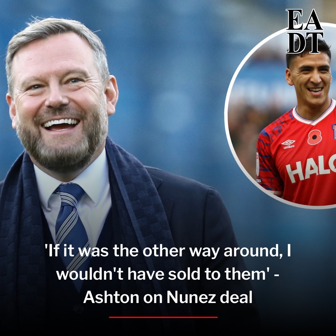 ‘If it was the other way around, I wouldn’t have sold to them.’ 👀

#itfc chairman Mark Ashton didn’t expect a deal to sign Marcelino Nunez from #NCFC would be possible this summer, stressing that he wouldn’t have done the same if roles were reversed… 👇

eadt.co.uk/sport/25632559…