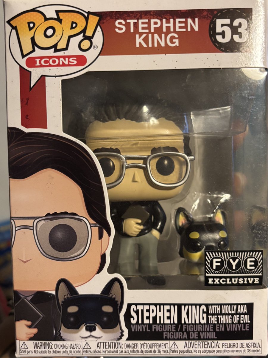 fansofFROM's tweet image. And let’s not forget the man himself…@StephenKing 

#stephenking 
#FunkoPops