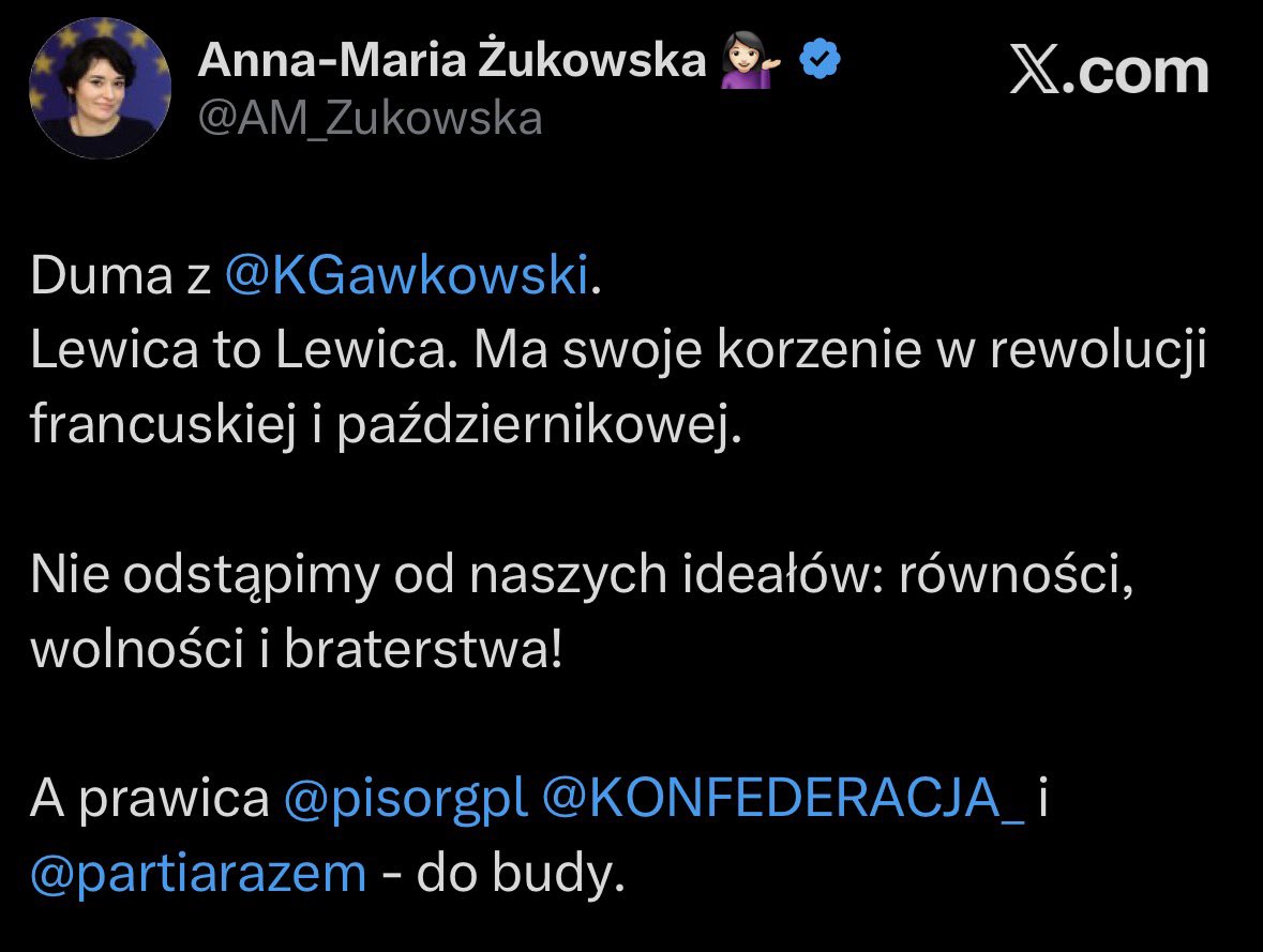 Niektórzy zastanawiali się dziś w Sejmie, ile czasu ta postkomunistyczna bolszewia będzie ukrywać swą prawdziwą twarz.

Jak widać maski spadły, kiedy tylko wjechała wieczorna wódeczka 🙃