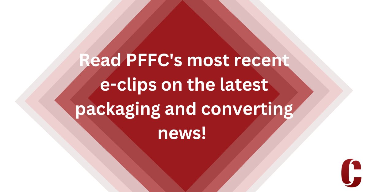 PFFConline's tweet image. Read this week&apos;s e-Clips now!: conta.cc/4ieDn7J 

Read up on topics like #UVtechnology, recent milestones &amp;amp; awards, bag making, and more #converting and #packaging news stories.