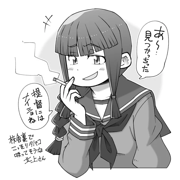 🌟艦娘百景🌟再活  喫煙 北上さん 