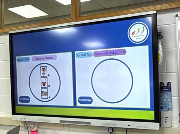 PaduaLiverpool's tweet image. Mrs Aziz and Miss Griffin enjoyed taking part in the @LiteracyCounts1 Reception writing training today.