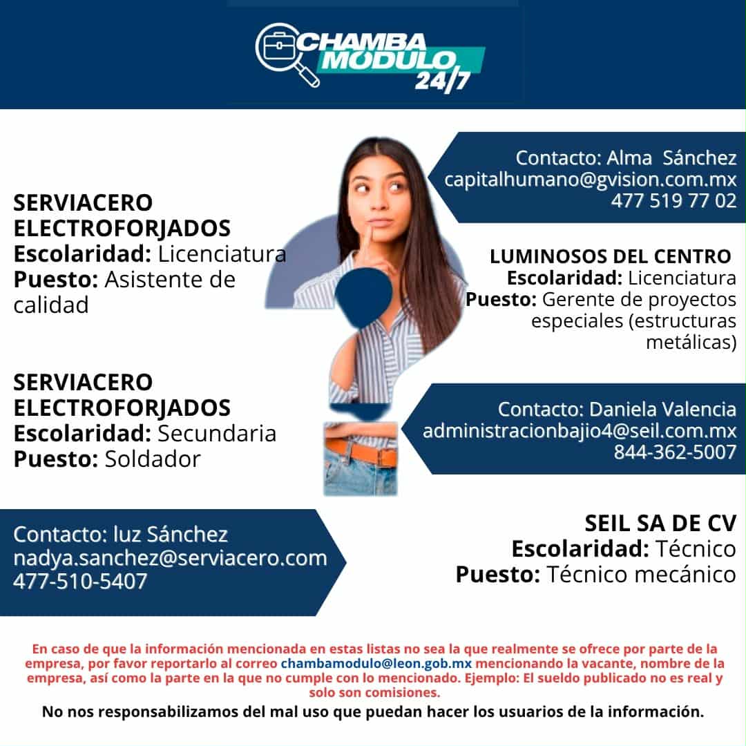 ChambaModulo's tweet image. ¡No pierdas la oportunidad! Postúlate 💼