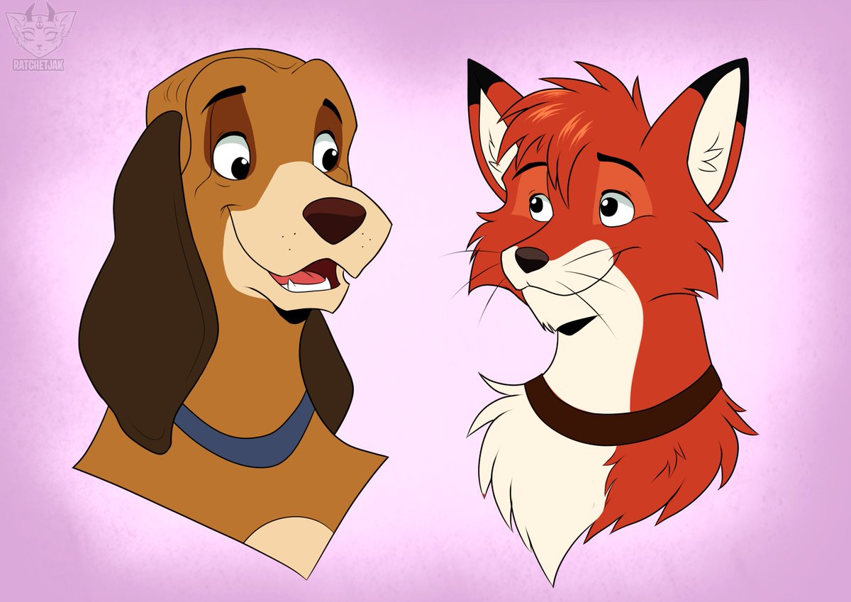 "And we'll be friends forever. Won't we?"
"Yeah, forever."
I re-watched The Fox And The Hound this past weekend and forgot how much I loved the movie growing up, Tod &amp; Copper really were the best of friends❤️ 

#FanArt #DigitalArt #Disney #Artist #Art