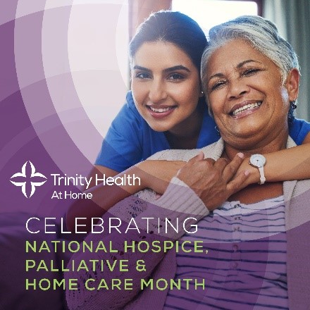 November is National Hospice, Palliative and Home Care Month.

We honor the colleagues who make healing possible beyond hospital walls.

Learn more about our hospice services at trinityhealthathome.org/trinity-health…