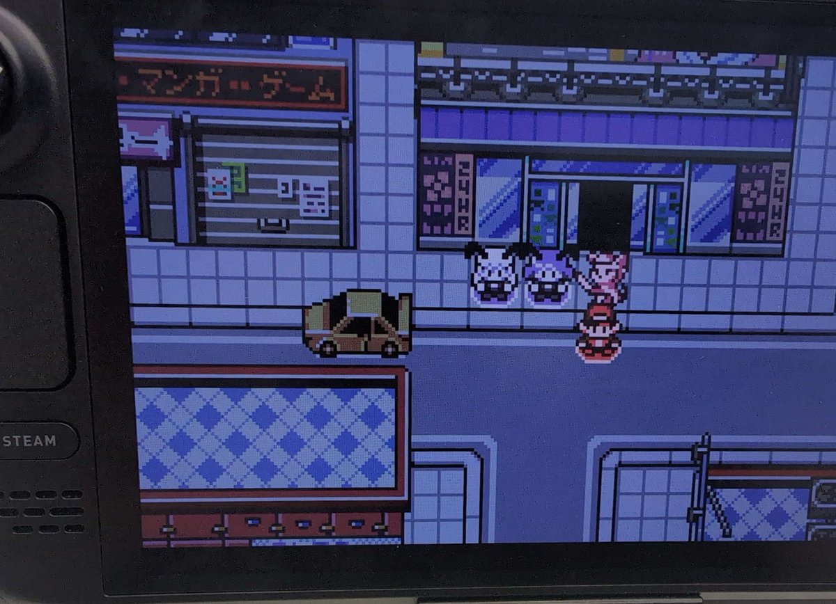 yano_gamedev's tweet image. This game is way too realistic; I spent so much time gambling in the city that it was nighttime when I came outside 😭😭