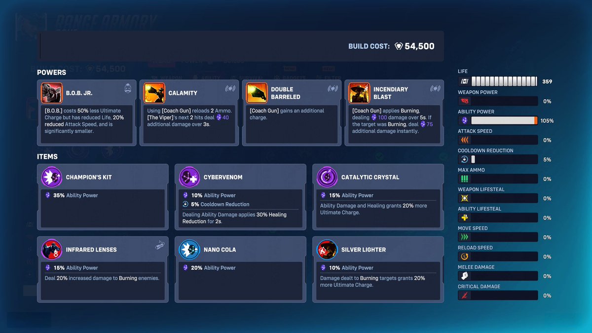 PlayOverwatch's tweet image. This Ashe build from lunarlith will have you scoring W’s faster than you can say “B.O.B. DO SOMETHING” 💥

Check out their “Blazing B.O.B. Bonanza” build - 3A5FX - and let us know which Stadium Hero we should feature next 🏟️

💻 blizz.ly/43Caah2