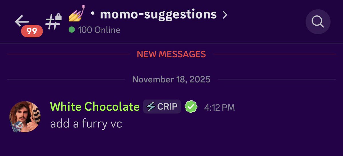 Never checking my server noti’s again