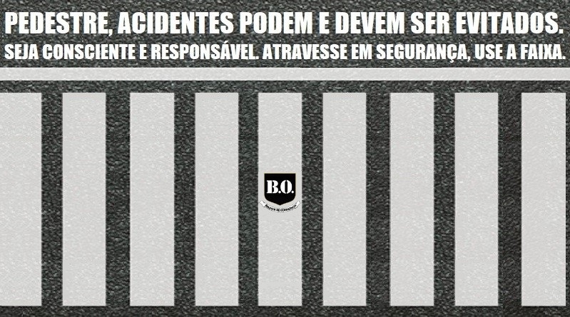 BoletimPolicial's tweet image. #Boletim de #Ocorrência: PEDESTRE, respeite o sinal de trânsito e a faixa de pedestres, atravesse em segurança. Seja responsável por você !