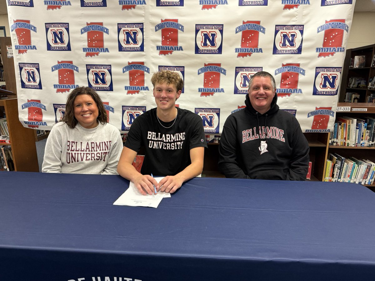 Terre Haute North’s Brady Klopfenstein signs to play college basketball at Bellarmine University.