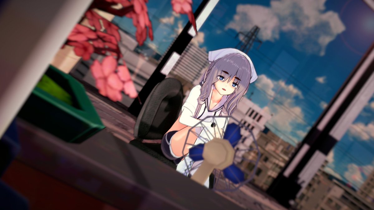 Hiyori working hard in the reception table~

(Mostly working on some things I will use for a proper story/series for my OCs)