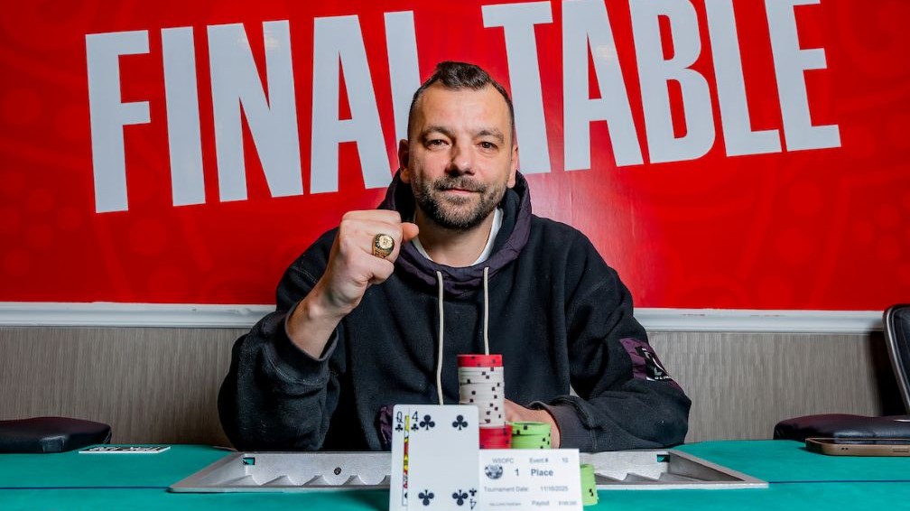 WSOP's tweet image. Going the distance in the $1,700 NLH WSOP Circuit Main Event at @GVC_Elgin , Mihai Taizs won $188,095, his first ring, and a $5,000 WSOP Paradise 2025 package.

See who all won big in Elgin in our latest article on WSOP.com!

Story: wsop.com/news/mihai-tai…
