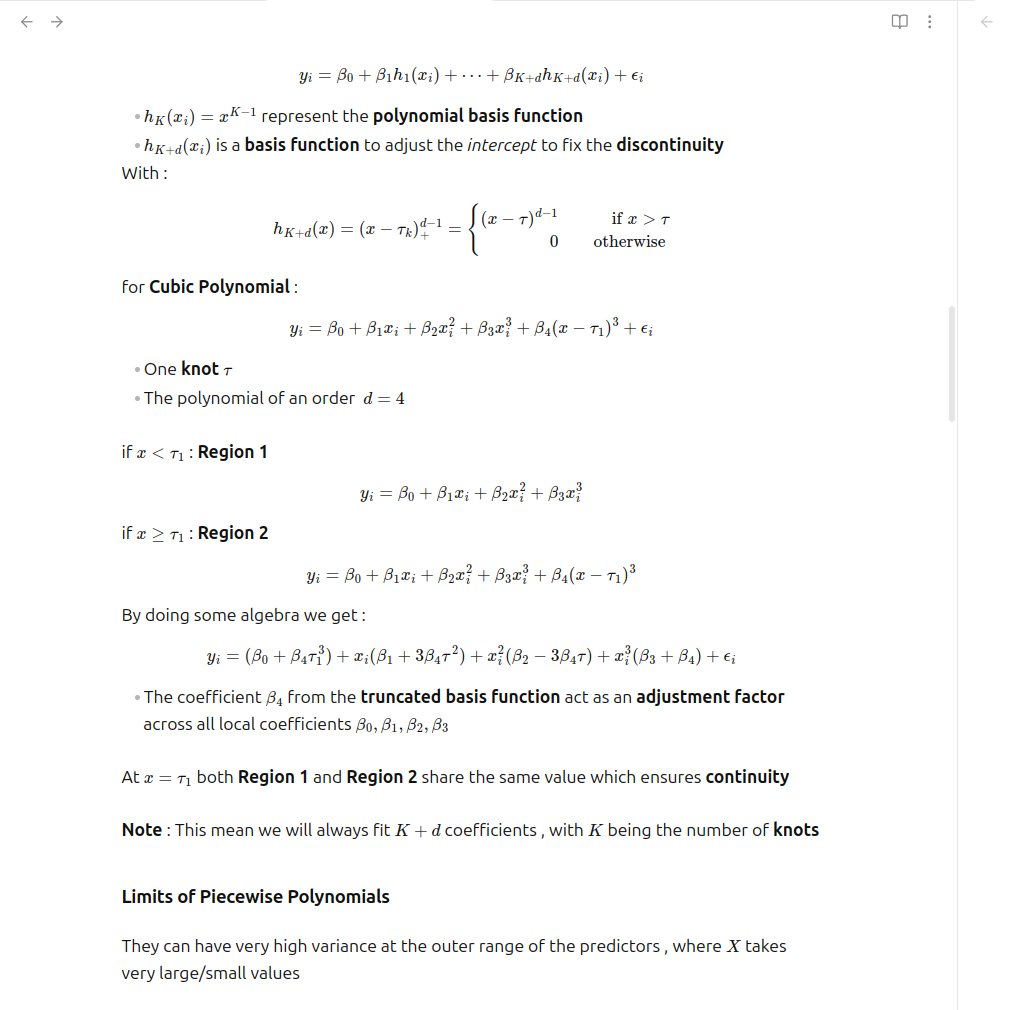 Hadyylol's tweet image. 🗓️Month 4 of ML 
Nearly Finishing Regression Splines📈
(I hate B-splines) 
#AI #MachineLearning
