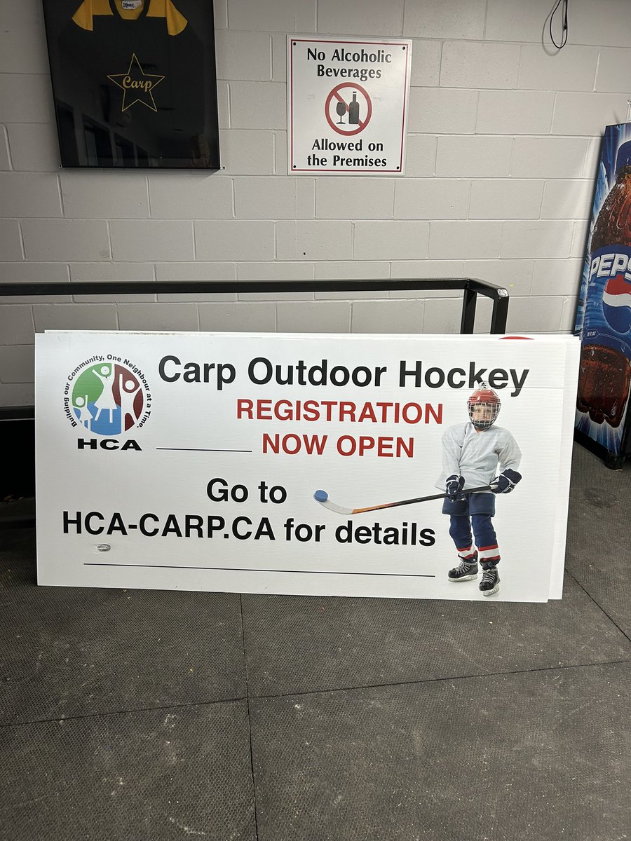 West Carleton’s awesome outdoor hockey league has opened registration for the 2026 hockey season. Carp has teams at all age groups. $70 to play, shirt and socks provided. It’s a sweet deal where kids learn to play Canada’s sport in the great outdoors. Non competitive, fun games.