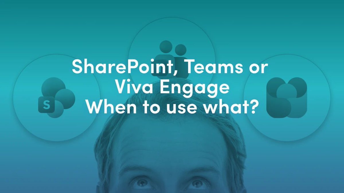 2toLead's tweet image. Ever felt stuck choosing between SharePoint, Teams, and Viva Engage for internal comms? You’re not alone. Here’s a field guide to simplify the decision → 2tl.co/4hPt3TC 
#InternalComms #DigitalWorkplace #Microsoft365 #SharePoint #Teams #VivaEngage