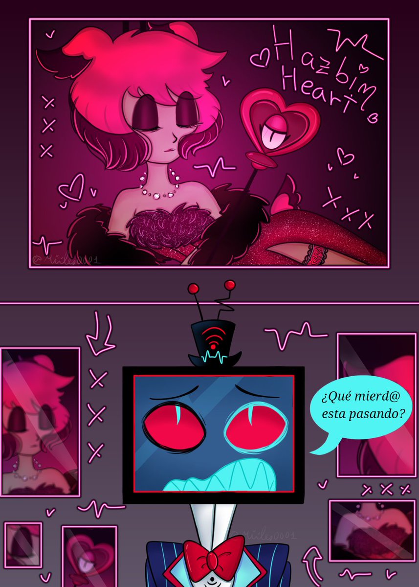 Miiles0001's tweet photo. En este universo Alastor es venerado por su belleza y voz 🎙 
Es una estrella famosa que solo ofrece espectáculo a los overlords más poderosos del Infierno.
mira y saborea Vox jaja 📺
♡♡♡♡♡♡♡♡
#HazbinHotel #Alastor #vox #hazbinhotelau #radiostatic https://t.co/EHW6Eeb2K8