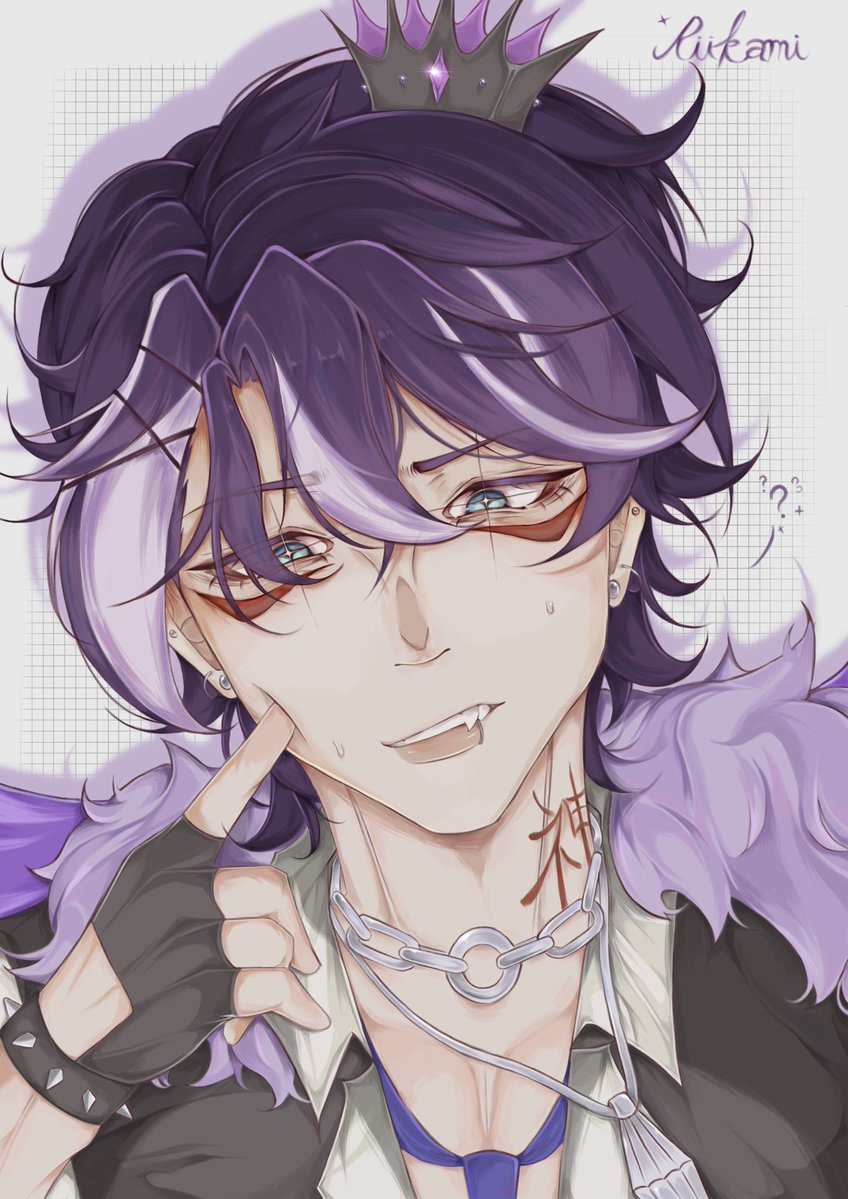 starum_m's tweet image. I finally finished 
Which version you guys like more?
Just love the new outfit and colour theme!!
Hope everyone has a wonderful day!💜💜
 #riilllust