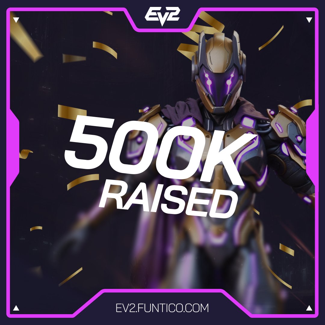 🔥 EV2 just crossed $500,000 raised in the presale
This community is different.
This project is different.
We’re building a AAA sci-fi world that players will actually own — and you’re helping make history.

Entering STAGE 2! Don't get left behind.

Presale is live now:
Join