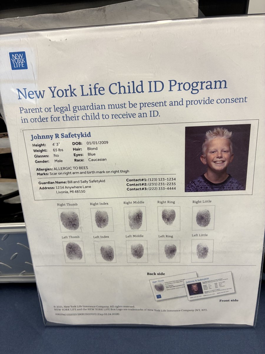 A special shout out to New York Life for showcasing the importance of having a child id for all the families and highlighting financial literacy.