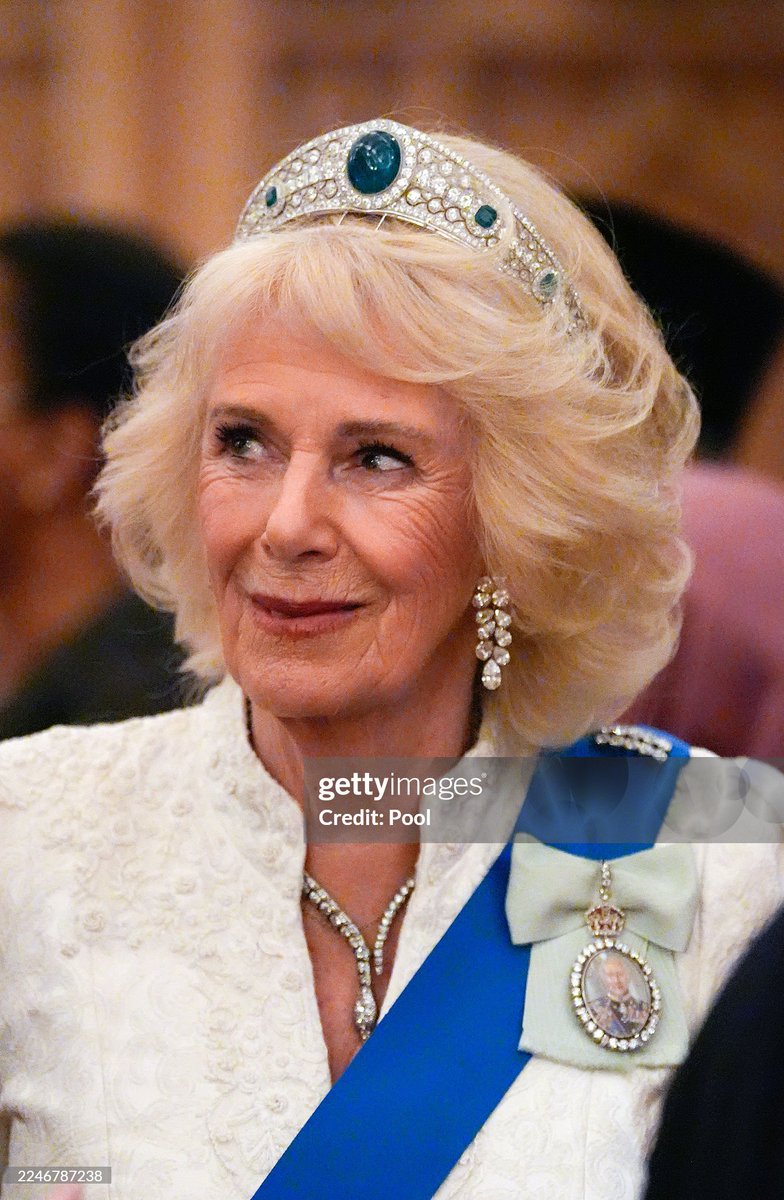 The Queen with the Royal Family Order of King Charles III 💖