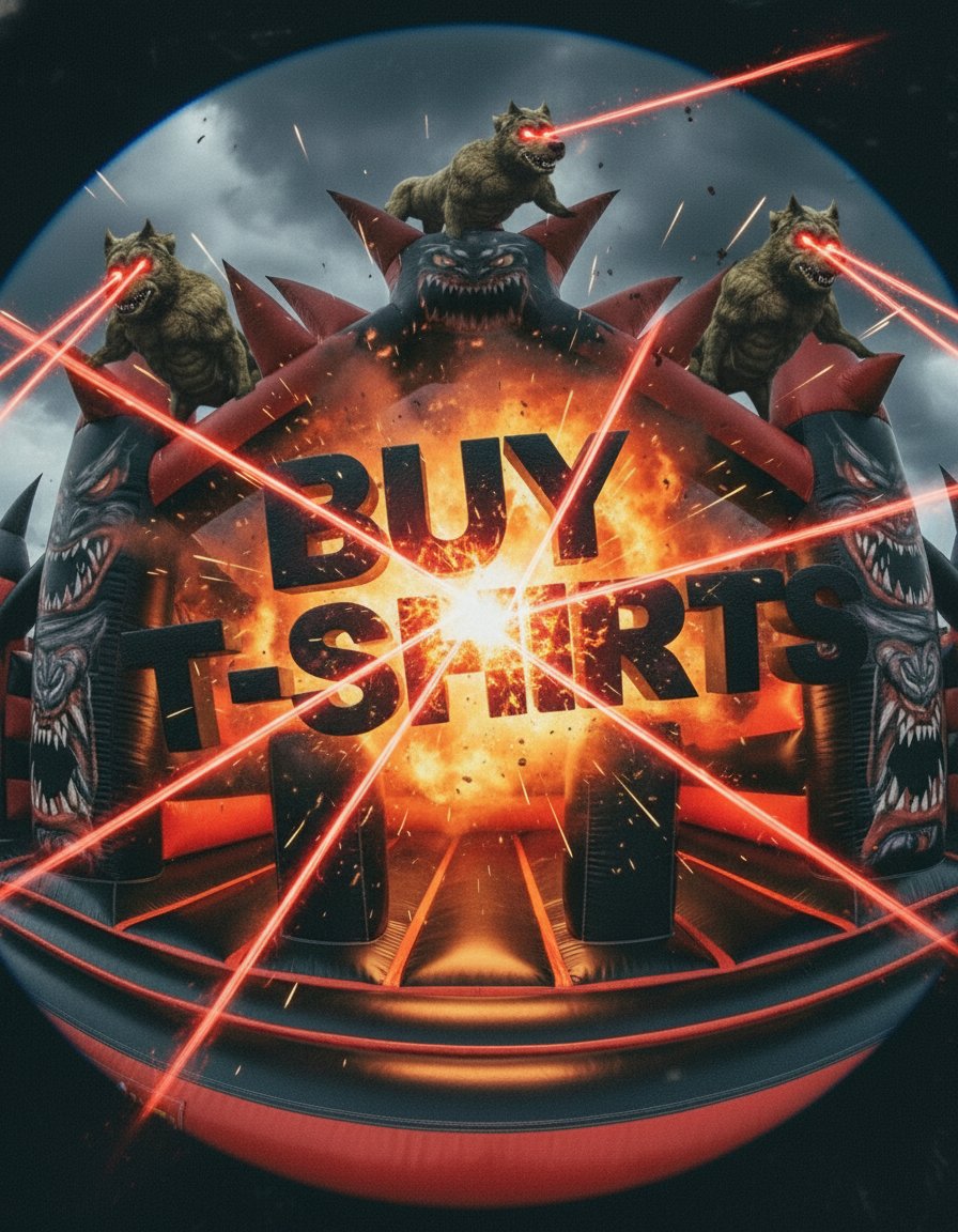 Black Shuck ate some old dog cheese and had a weird dream, like Bouncer's Dream but AWESOME and not some weak labradour dream! It looked like this

slayduggee.bigcartel.com