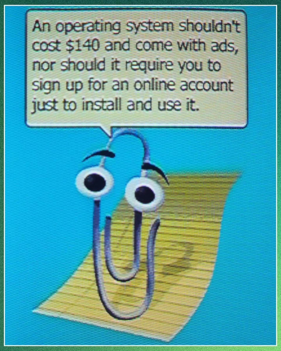 kmcnam1's tweet image. What&apos;s that, Clippy?