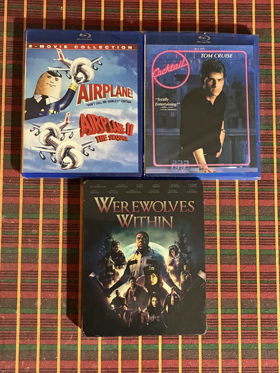 Three more BluRays for the collection, including the Steelbook of Werewolves Within.