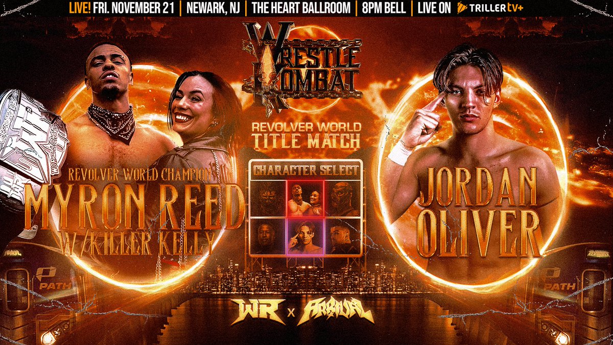 Triller_TV's tweet image. This Friday&apos;s @PWRevolver east coast card is fire🔥🔥

#WrestleKombat | Nov 21 | Watch on TrillerTV+