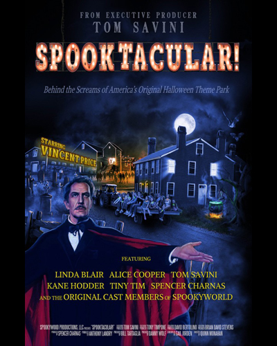 Honored to have our music included in the new  "Spooktacular!" doc about Spooky World. Our CDs were featured and sold there back in the day. If you're interested in haunted houses, it's really well done and shines light on the early days of the industry.