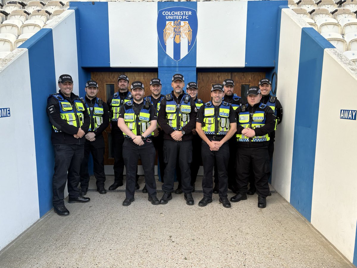 Colchester United FC Police tweet media